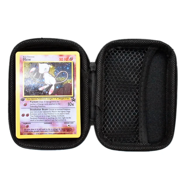 2022 New Pokemon Cards Covers Pouch Mewtwo Album Book 60 Capacity Card Holder Album Hard Case Book Holder Game Card Earphone Toy 3