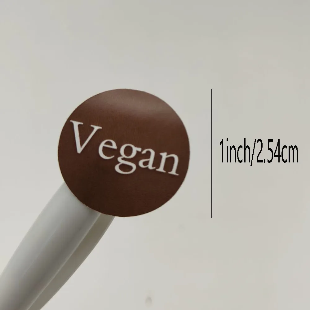 Vegan Food Rotation Stickers1Inch Round Dots Self Adhesive Labels 500Pcs