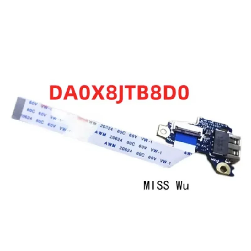 

Для ноутбука ProBook 440 450 G6 G7, устройство для чтения SD-карт, USB-переключатель, плата с кабелем da0x8jth 8d0 da0x8jtb8d0