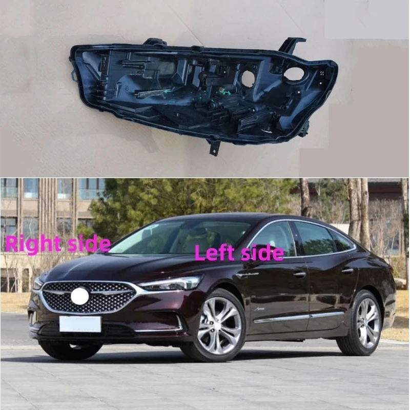 

For Buick Lacrosse 2019 2020 2021 Headlight Base Replacement Headlamp House Headlight Black Back Rear Shell