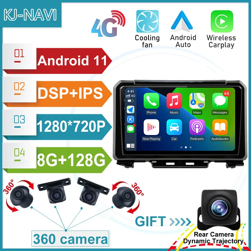 For Suzuki Jimny 2019 2020 Octa-Core Android 11 Car Player Radio Multimedia Video Navigation Stereo GPS No 2 Din Dvd | Автомобили и