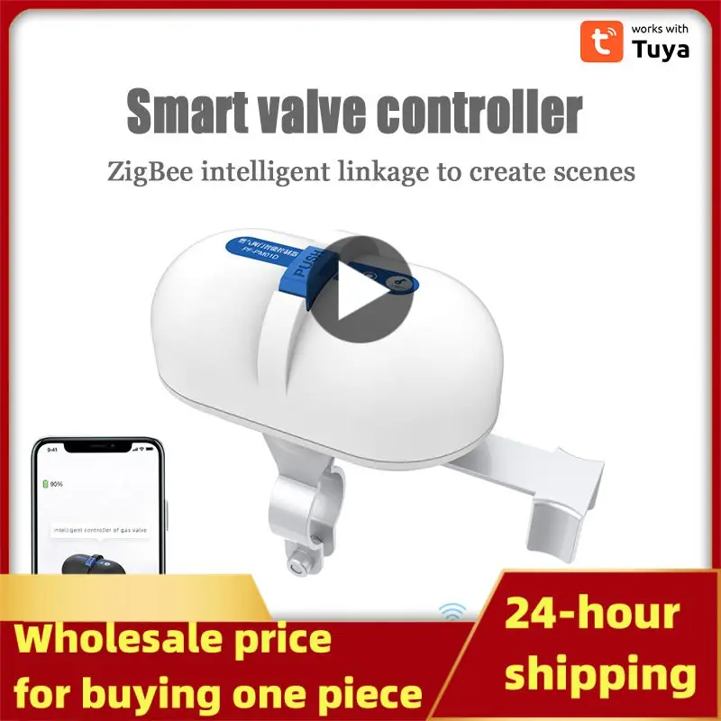 

Контроллер клапана Tuya портативный, автоматическое управление сигнализацией газа, дистанционное управление, практичное устройство для саморезки воды