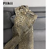 American Retro Leopard High Waist Baggy Jeans Women's Casual Pockets Hip-hop Pants 2024 Spring Y2K Oversiz Panther Denim Trouser 3