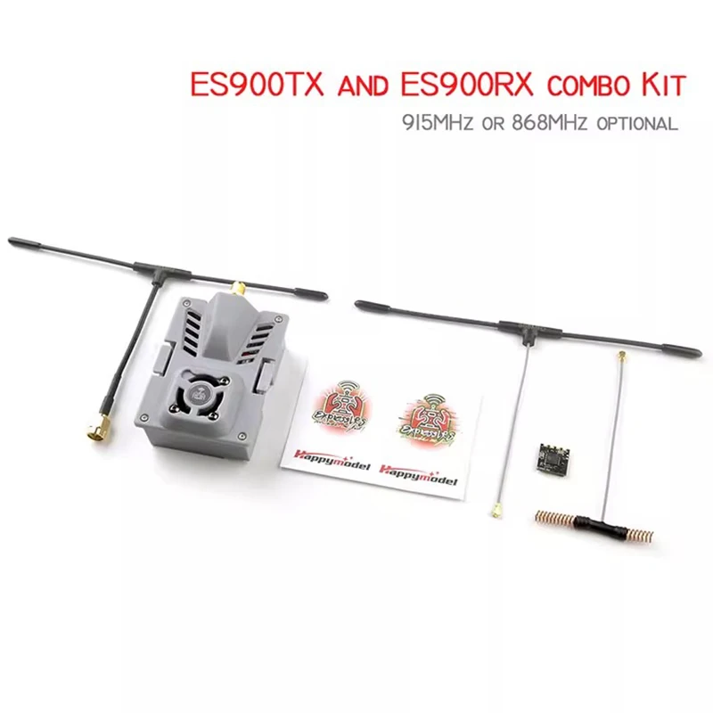 Модуль Happymodel ELRS 915/868 МГц, передатчик ES900TX, приемник ES900RX, подходящий для моделей самолетов, аксессуары на большие расстояния thumbnail 2