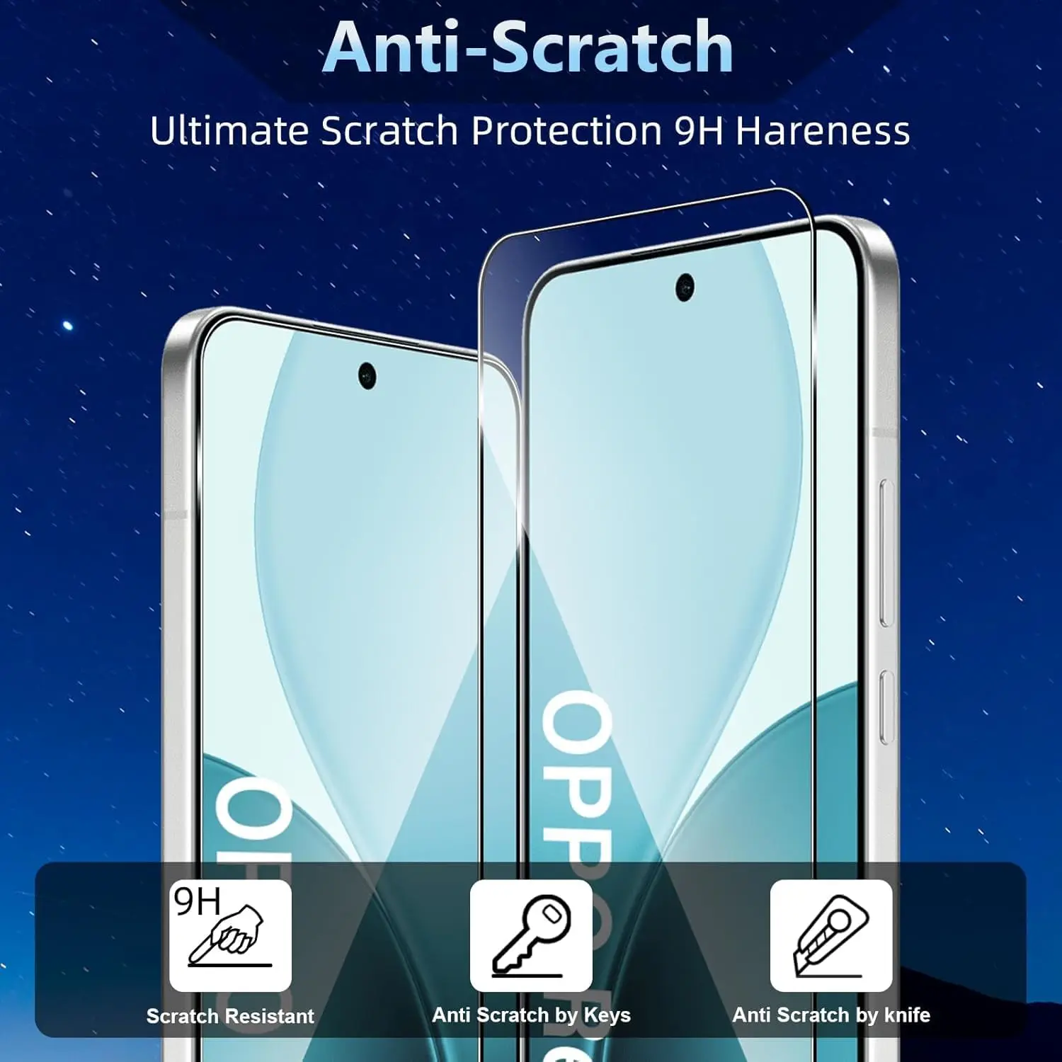 Ultra Clear HD Tempered Glass Screen Protector - Crystal Mica, Scratch Resistant