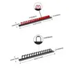 Hand Tool Organizer With Clips - Screwdriver And Wrench Holder Plastic Rail, Storage Rack For Knives And Wrenches 6
