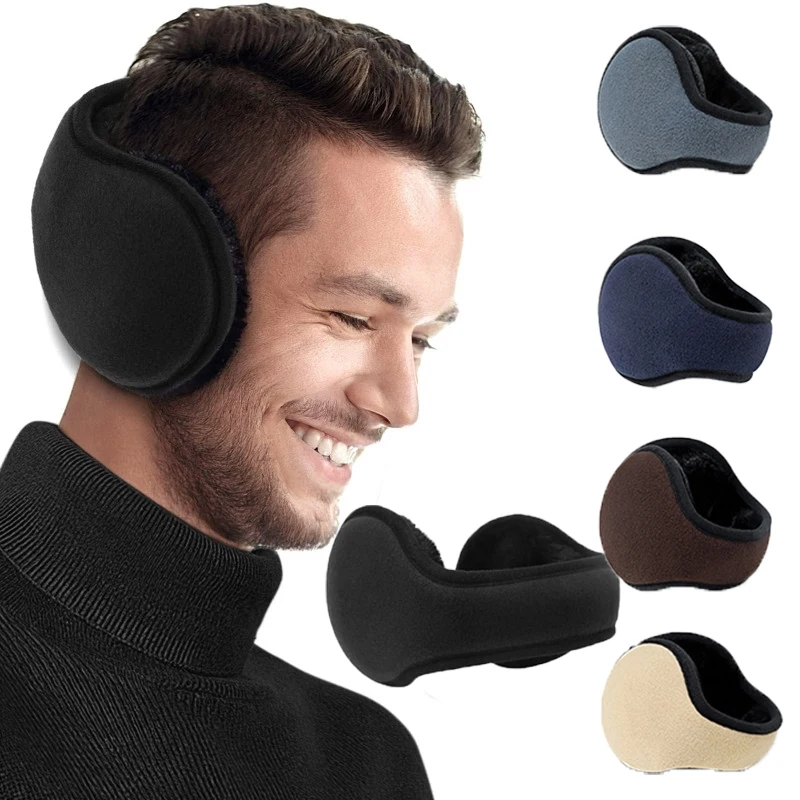 Unisex Fur Earmuffs for Men Women Outdoor Cycling Ski