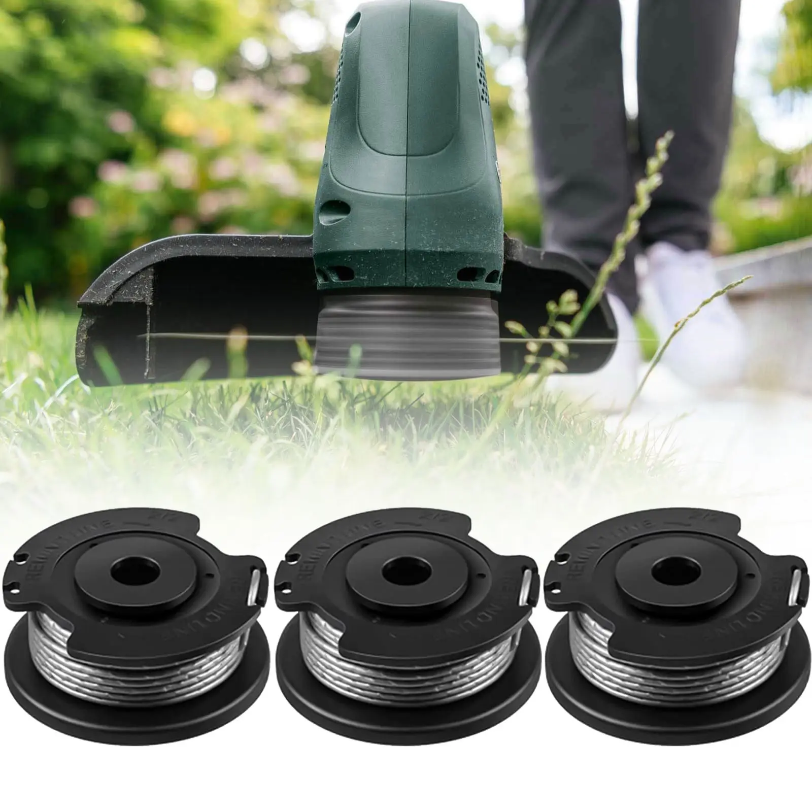 

3pcs Nylon Line Spool Replacement For Bosch EasyGrassCut 18 23 26 18-230 18-260 18-26 F016800569 Diameter 1.65mm