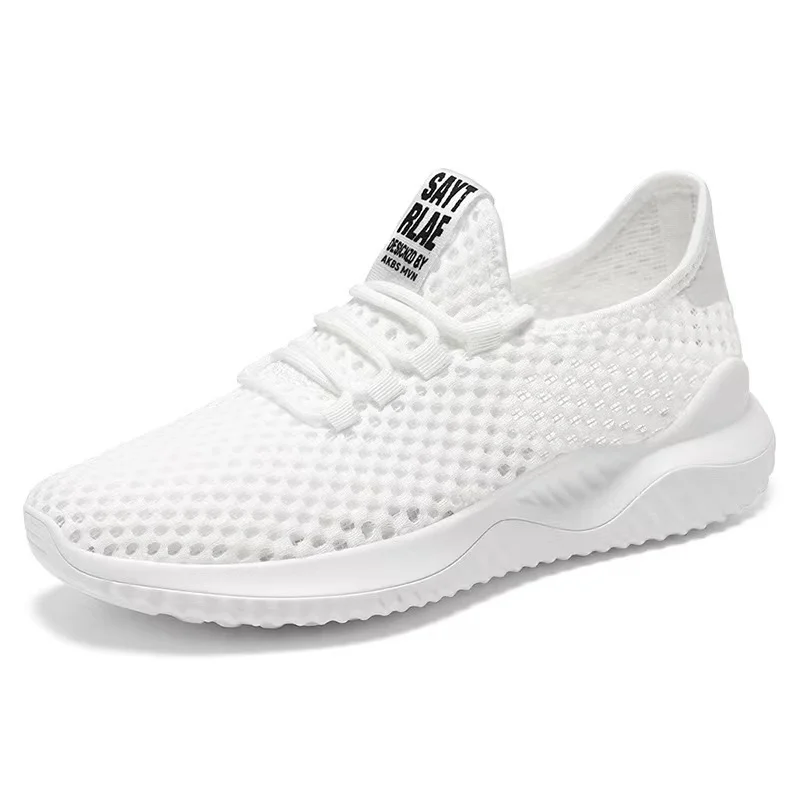 Men Tennis Shoes Breathable Top Mesh Male Sport Shoes Slip-on Boys Fashion Footwear Sneakers Outdoor Flats Tenis Hombre