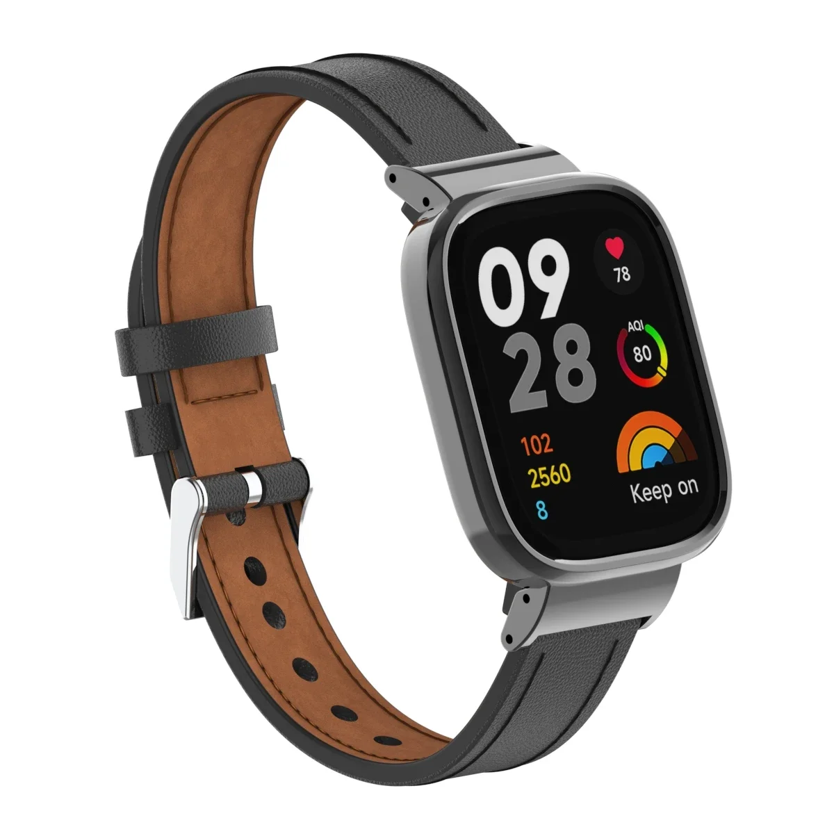 Premium Ultra-Fiber Leather Strap with Metal Protection Box
