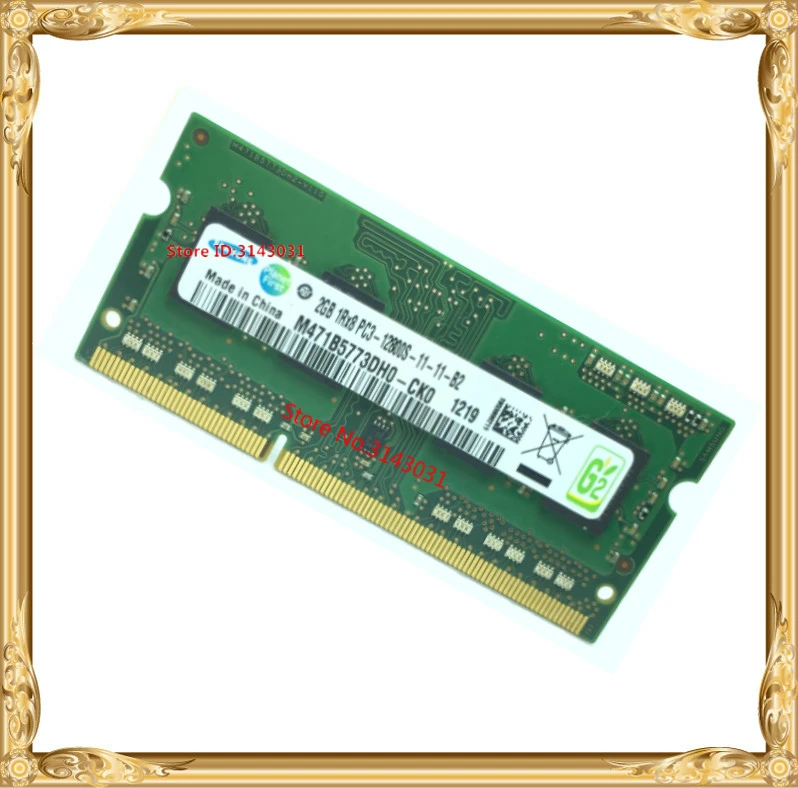 Память для ноутбука DDR3 2 Гб 1600 МГц PC3-12800S notebook RAM 12800 2G Память для ноутбука DDR3 2 Гб 1600 МГц PC3-12800S notebook RAM 12800 2G