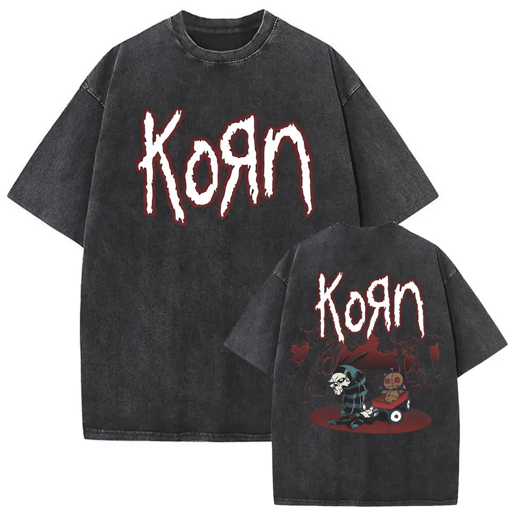 ユニセックスTシャツ,ヴィンテージ,ウォッシュド,ロックバンド