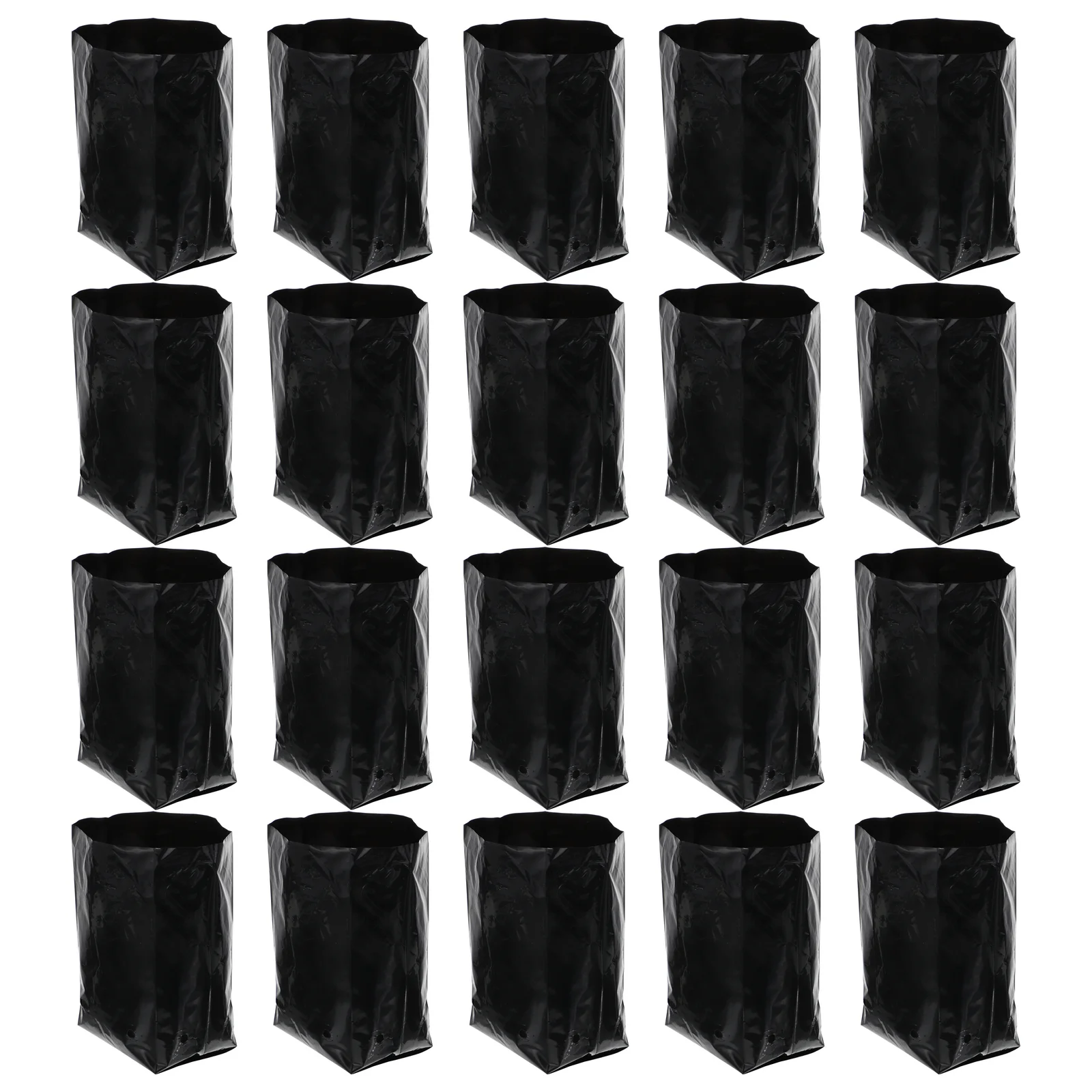 

100 Pcs Sapling Bag Potato Nursery Grow Baby Farming Plant Nutrition Black Planting Plastic Nursing