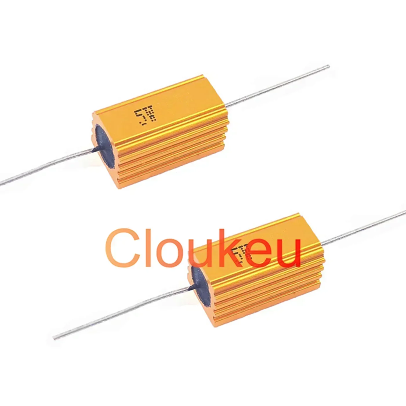 금색 알루미늄 쉘 저항기 RX24-5W 5% 70R 80R 82R 100R 120R 150R 160R 180R 200R 220R 240R 250R 270R 300R 330R 360R 390R 옴
