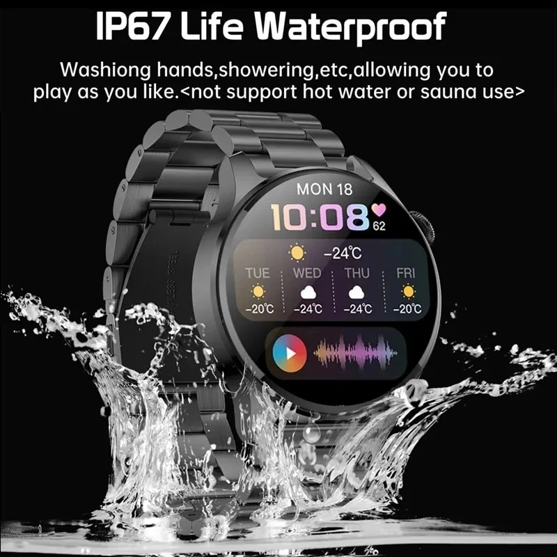 Watch 5 Pro for for Men Smart Watch Bluetooth Call Sports Fitness Men's Wristwatch Heart Rate Monitor Waterproof Smartwatch Hw12 3