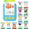 Interactive Flash Cards for Early Learning Spanish Russian Arabic Language Switch Logical Thinking Autism Sensory Toy for Kids 1