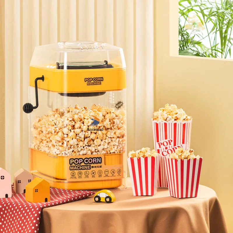 Electric Corn Popcorn Maker Household Automatic Mini Household Popcorn Making Machine DIY Corn Popper Children Gift 220V