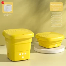  Folding Washing Machine Portable Mini Washing Machine Household Children's Socks Washing Underwear Cleaner 