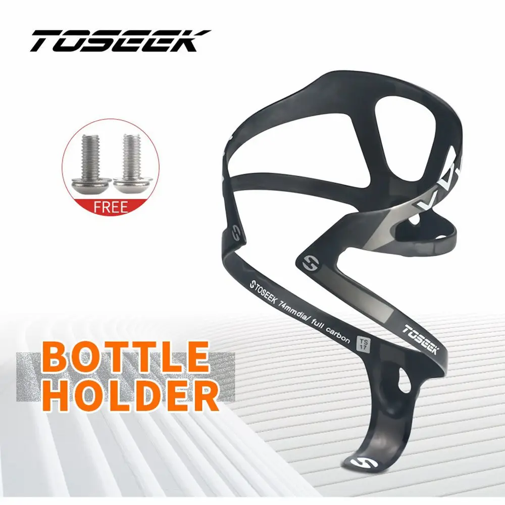 

TOSEEK Matt UD Carbon Fiber Bicycle Water Bottle Cage MTB Road Bike Bottle Holder XXX Ultra Light Cycle Equipment