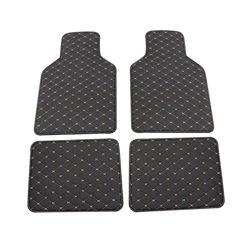 

NEW Luxury Custom Car Floor Mats for Volkswagen VW Scirocco Durable Leather Auto Interior Accessories Waterproof Anti dirty Rugs