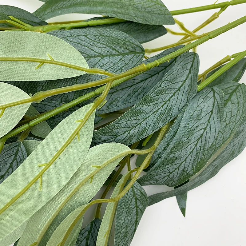 Elegant Willow Leaf Artificial Floral Branch for Decorative Display and Events