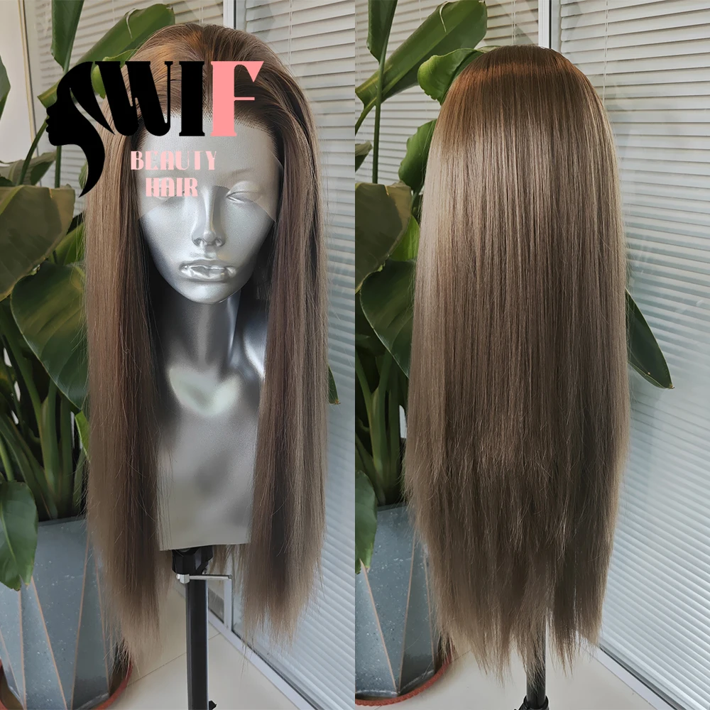Lace Front Wig Long Natural Straight Synthetic Wig Women