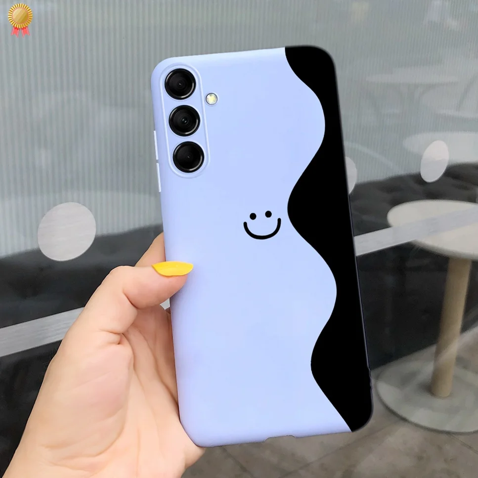 For Samsung F54 5G Cases Cute Cartoon Shockproof Black Pink Silicone For Samsung Galaxy F54 F54 5G Phone Case Bumper Funda