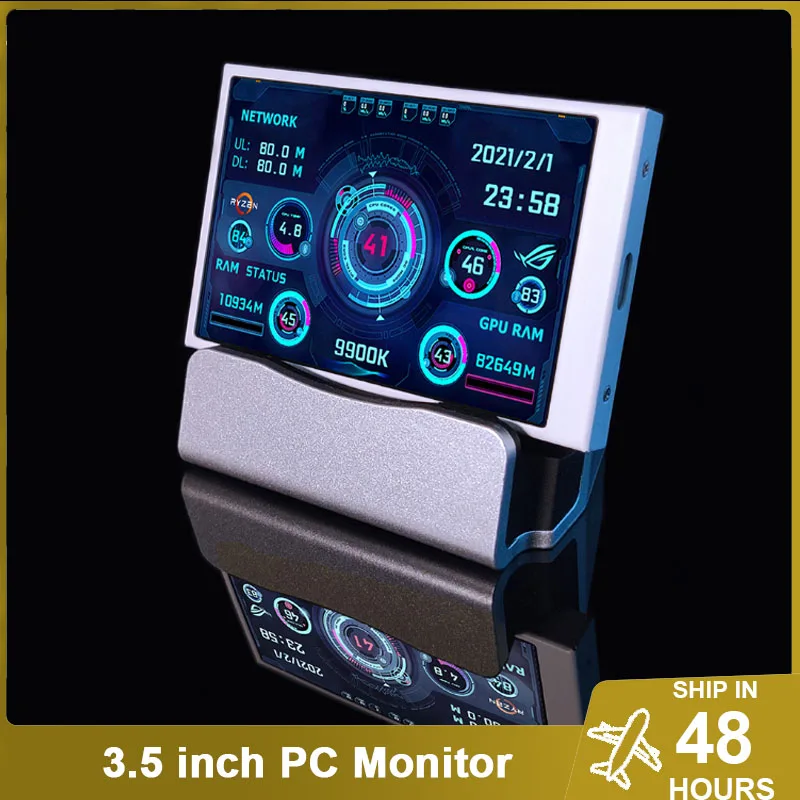 3.5 ġ ̴ PC , 320*480 IPS PC  ȭ, DIY PC  ĳ µ DATA LCD ÷