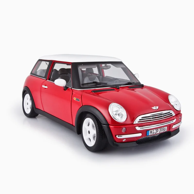 In Stock Bburago 1:18 1969 Bmw Mini Cooper Alloy Miniature Diecast