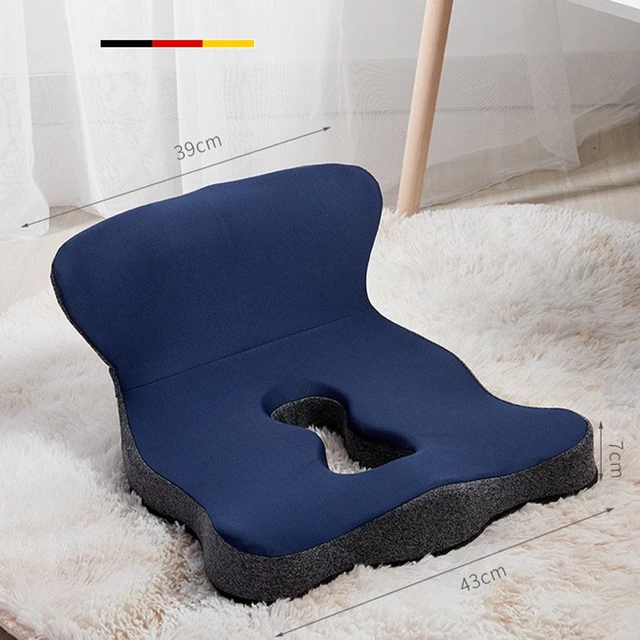 Orthopedic Memory Foam Seat Cushion, Support Waist Back Pillow, Car Seat,  Hip Massage Pad Sets, Coccyx Office Chair - AliExpress