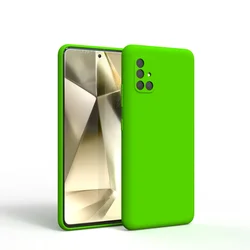 Silky Soft - Touch Silicone Protective Phone Case - A72 (Green)