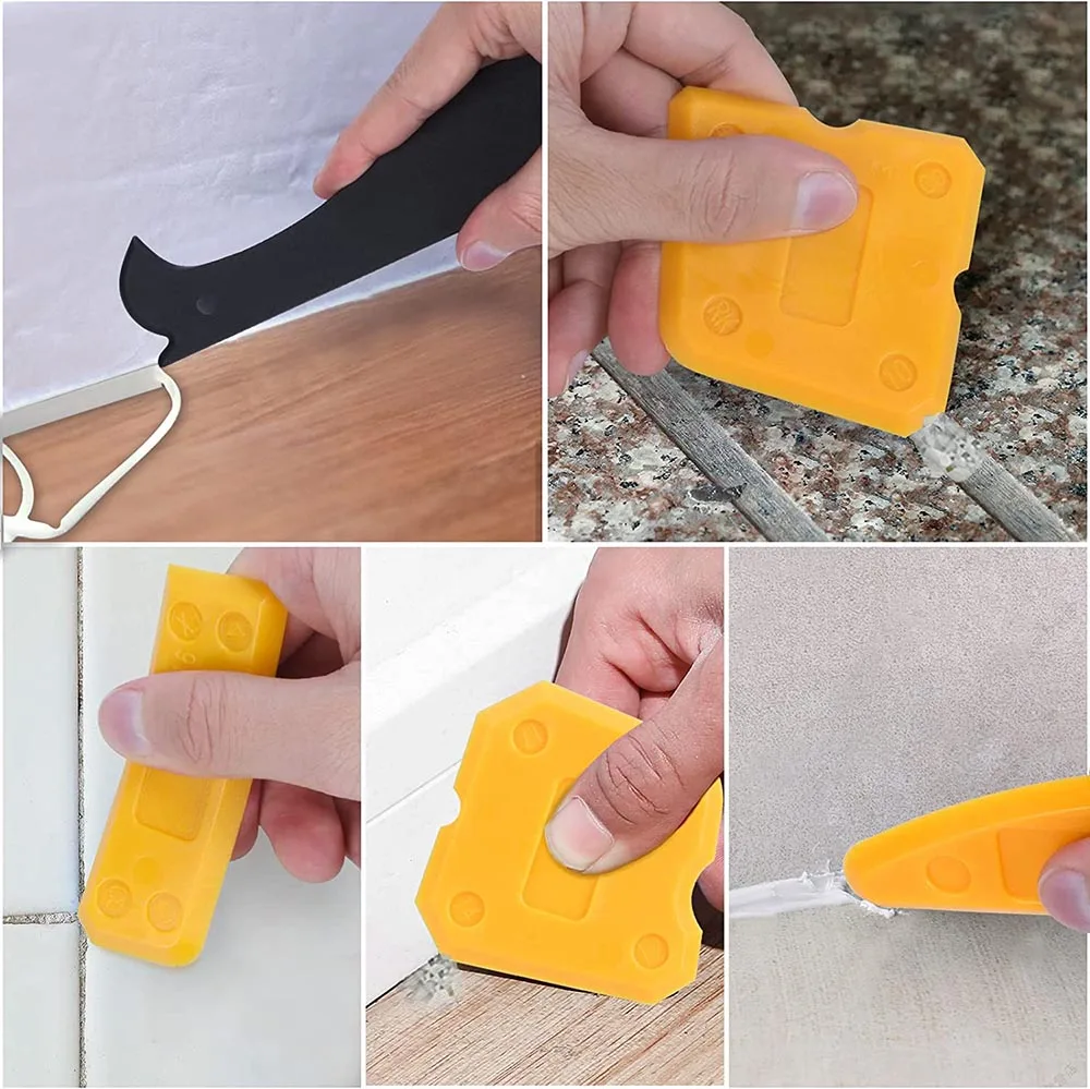 Multifunctional Caulking and Grout Tool Kit