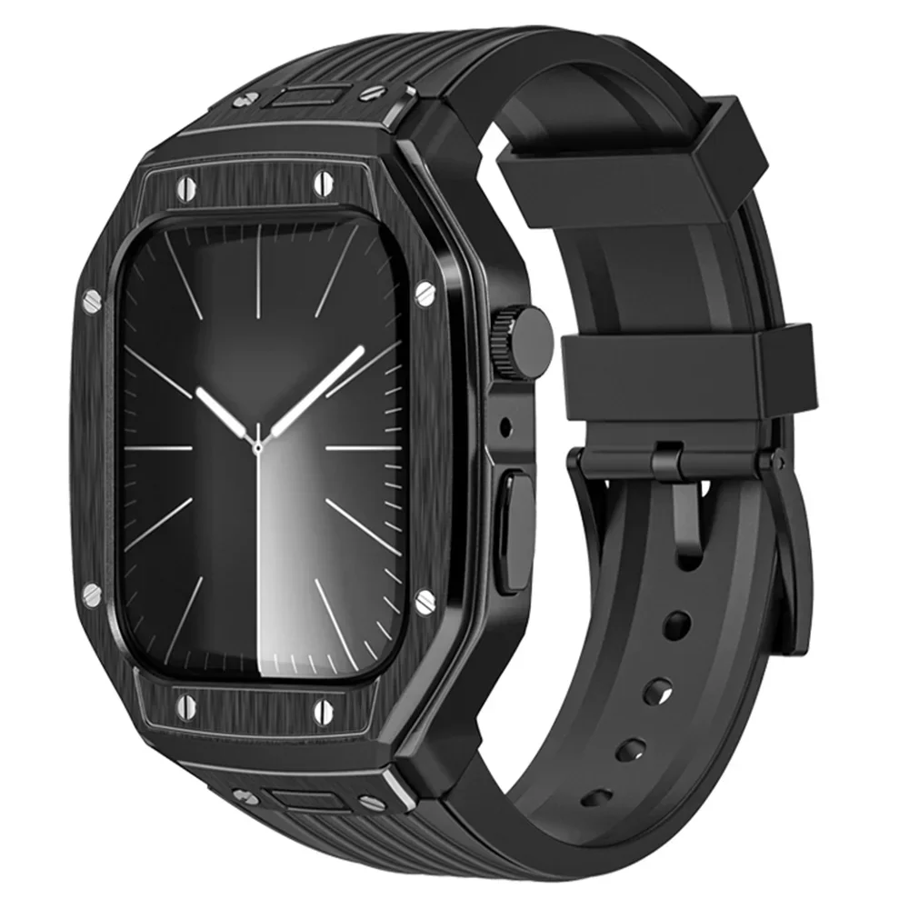 Luxury Enhancement Kit: Metal Case & TPU Strap