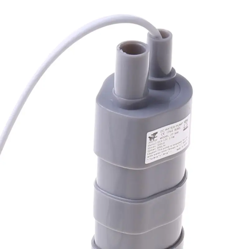 마이크로 수중 모터 워터 펌프용 12V 1.2A 12L/Min 600L 5M 5.5x2.1 Fe