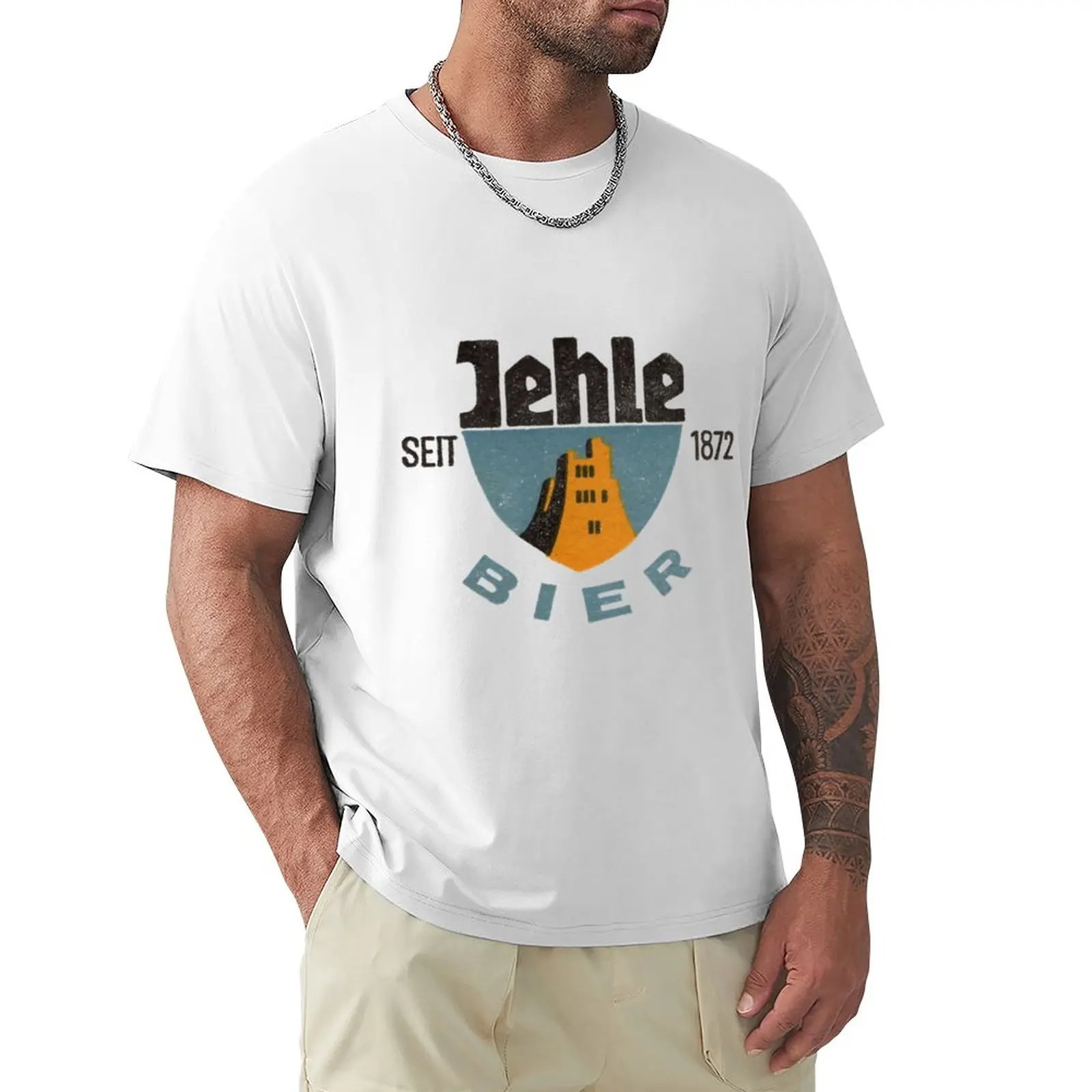 

Jehle Bier T-Shirt anime Aesthetic clothing men t shirts