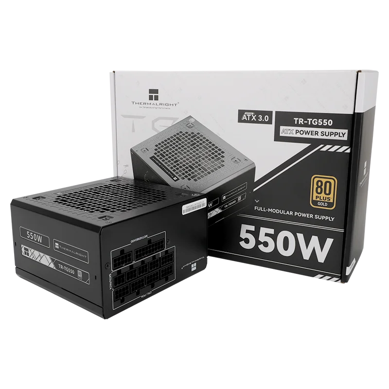 Thermalright 전원 공급 장치 ATX3.0 금메달 풀 모드 전원 공급 장치 정격 TG-500W mputer 데스크탑 e스포츠 전원 공급 장치