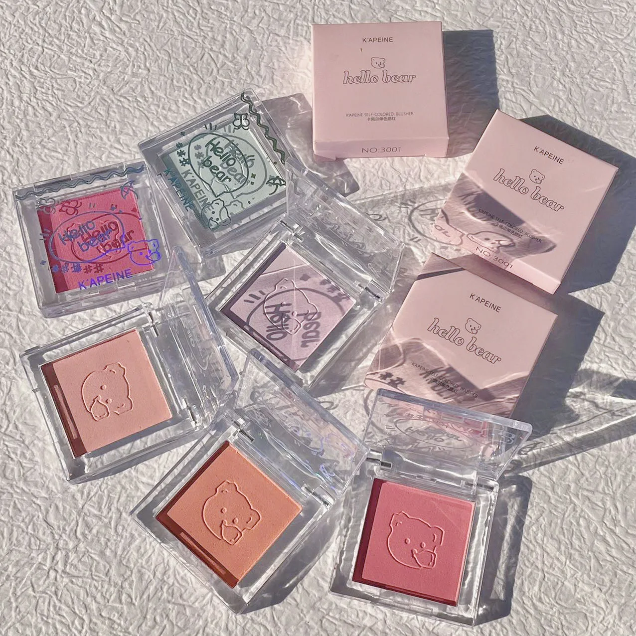 Powder Blusher Blush Powder Facial Blusher Monochrome Blush Monochrome Blush Palette Rose Hawthorn Cheek Tint Blusher Powder