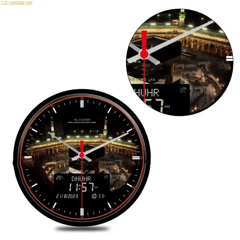 Description Picture 5 of itemJ1HA FAJ-360 Vintage Round Wall Clock Multifunctional Alarm Clock for Bedroom Office