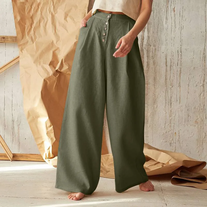 2022 New Women Fashion Linen Cotton 