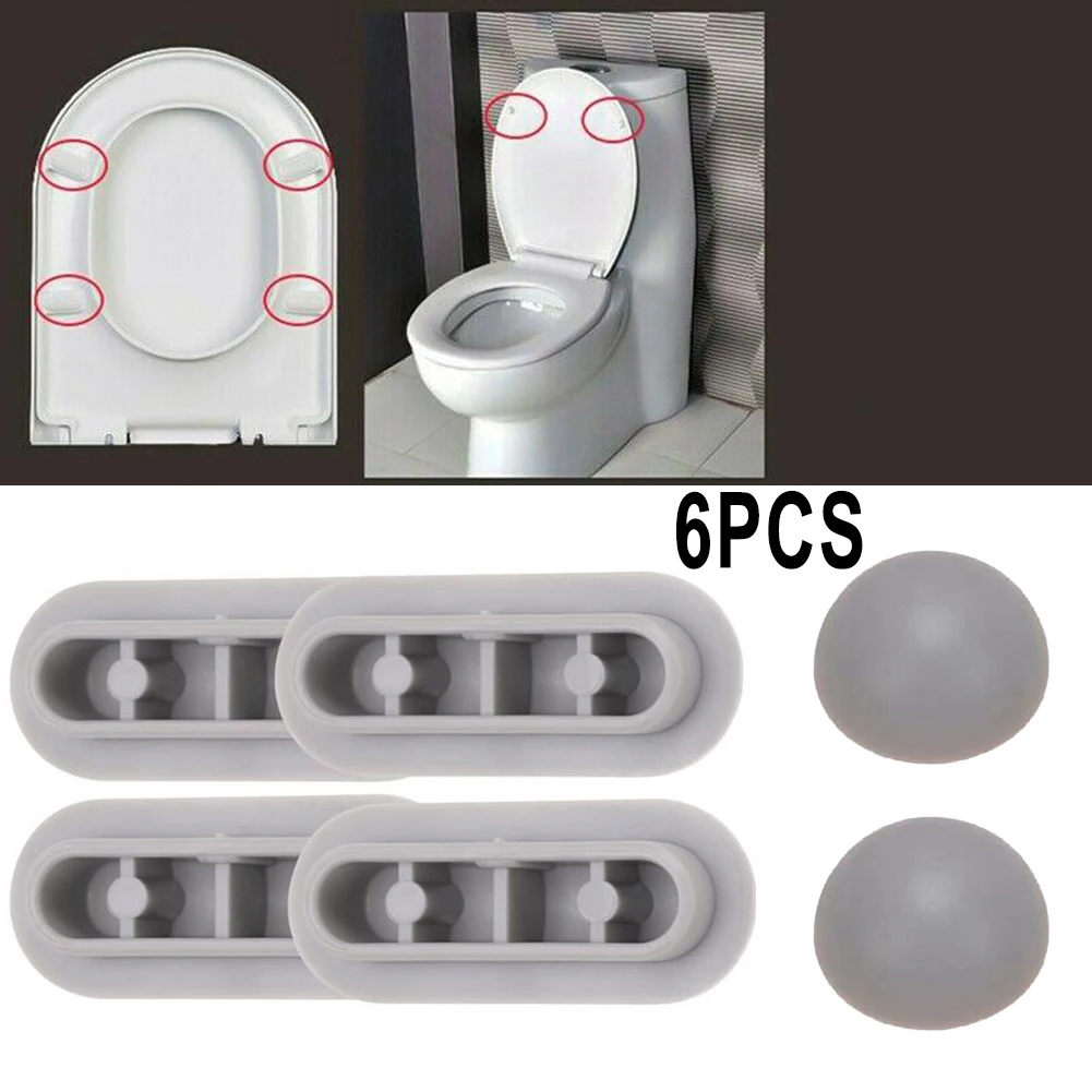 

Shock-proof White Toilet Seat Buffers Bumpers Replacement Pads Accessories Parts Closestool Cover Stop Bumper Shock Absorber