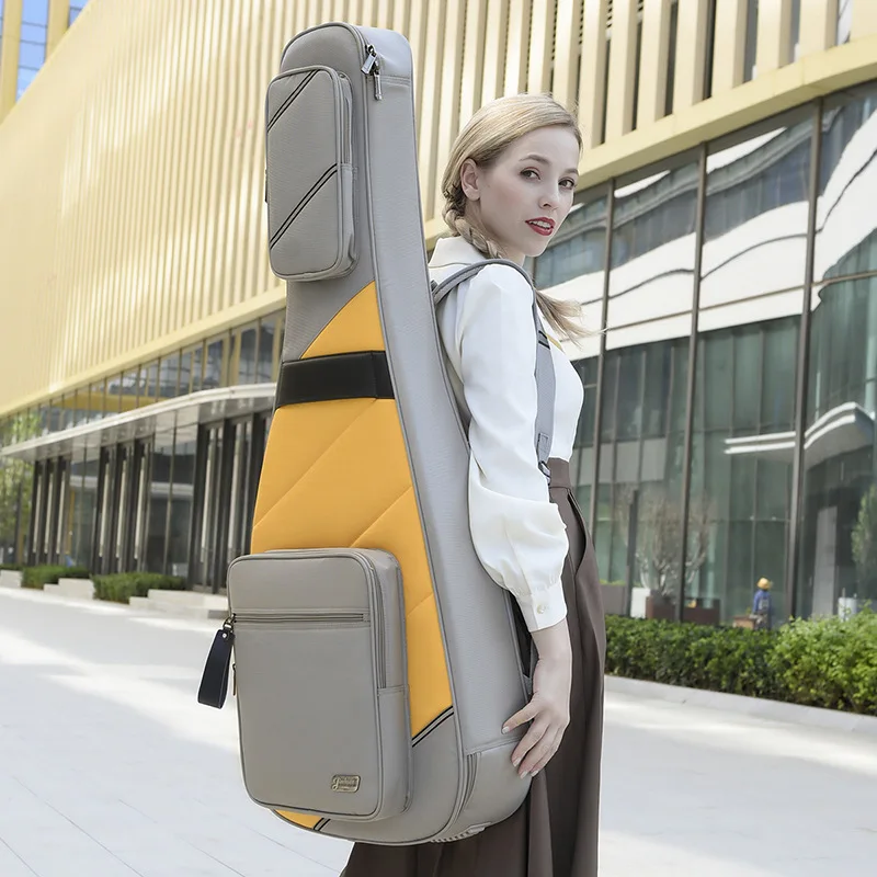 40/41 Inch Guitar Backpack Shoulder Bag Portable Bag Oxford 28MM Pearl Cotton Waterproof and Shockproof Guitar Accessories