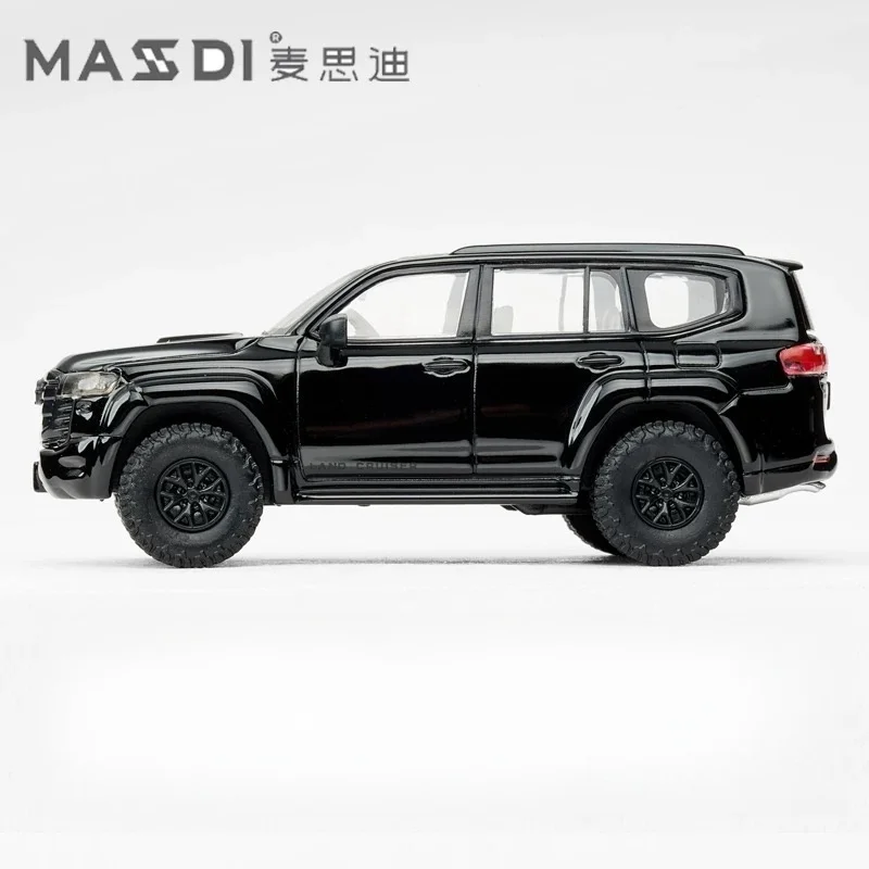 MASDI 1/64 LC300 블랙 & 그레이 킹콩 랜드 크루저 오프로드 합금 자동차 모델