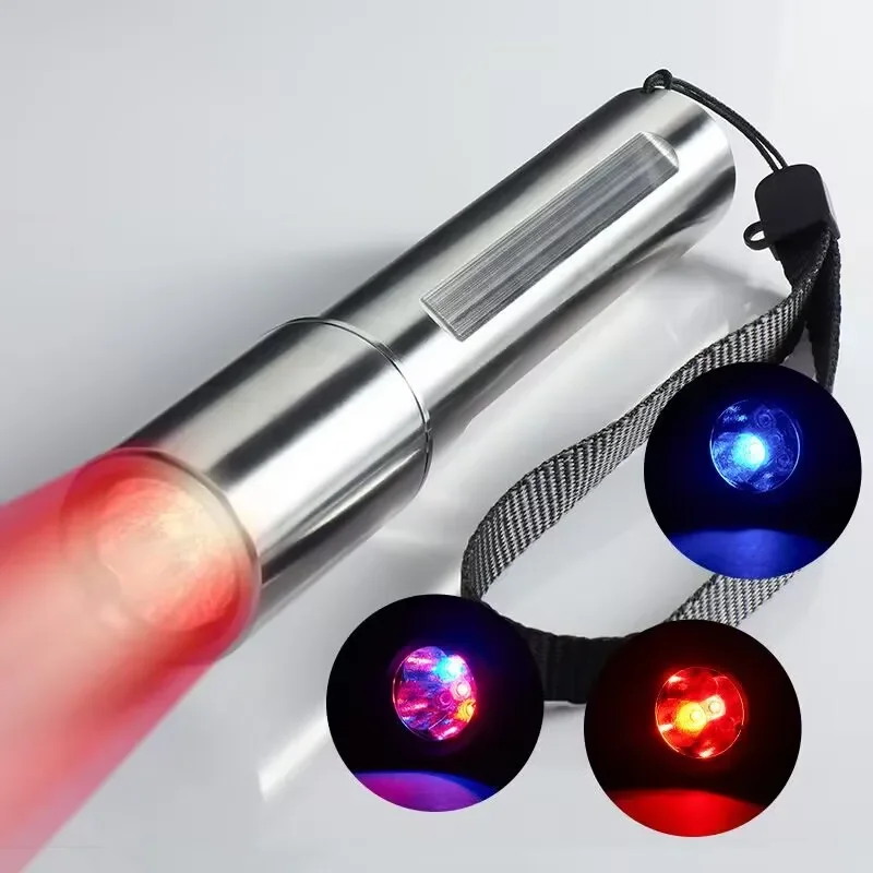 Professional Electro Acupuncture Pen 470nm 940nm Infrared Light Therapy Device for Pain Relief Skin Rejuvenation Wound Healing