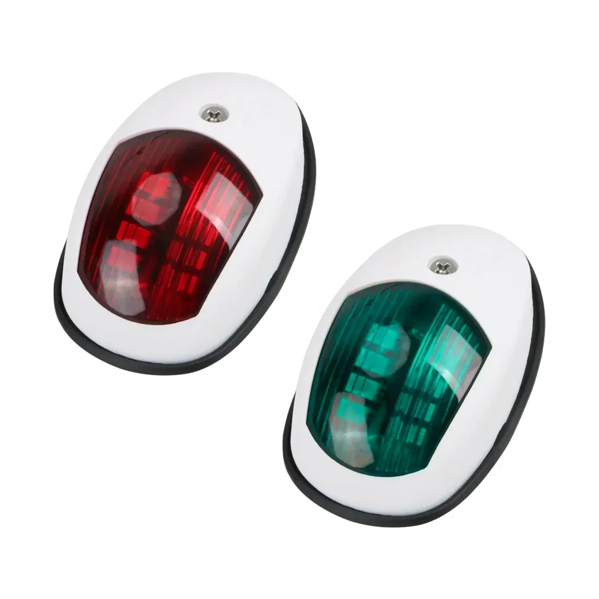 ตัวเลือกสินค้า ไฟ LED เรือ 2 ดวง 12-24V กันน้ำ สีแดง-เขียว นำทางเรือ