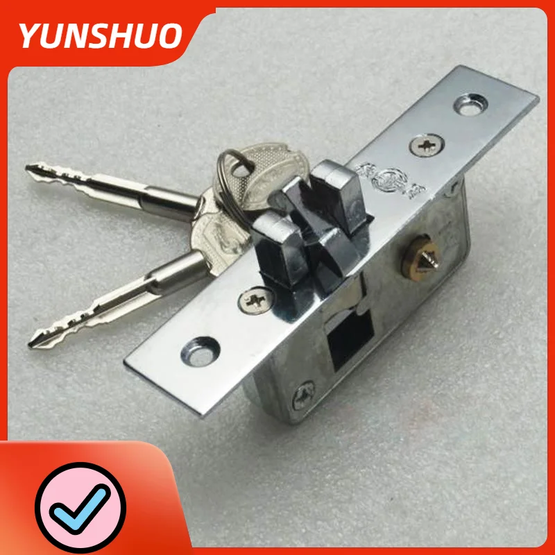 Invisible Mortise Lock Puxar Portão Gancho Bloqueio Liga Bloqueio do Corpo para Porta de Vidro Emoldurado Forte Durável Porta Hardware