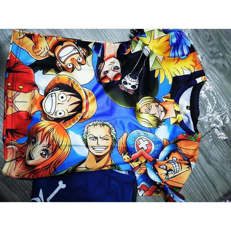 T-shirt One Piece manga curta boxy fit estampado - T-shirts