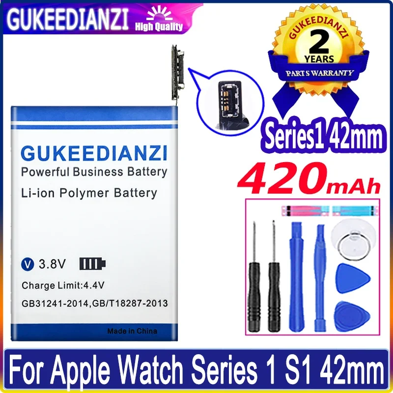 Gukeedianzi Series1 Series2 Series3 Batteria Per Apple Watch Iwatch Series 1 2 3 S1 S2 S3 S 1 2 3 38Mm 42Mm Batterie Gps Lte