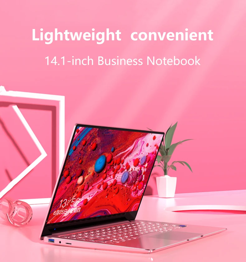 YYHC-고품질 쿼드 코어 I5, I7, 8GB 램, 256GB, 512GB SSD, 14 인치 노트북, 게임용 컴퓨터