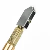 1*Diamond Glass Cutter Professional Portable Wheel Blade Antislip Metal Handle 175mm For DIY Tile Mirror Craft Cutting Hand Tool 4
