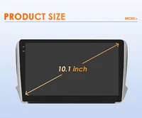 Auto radio za Peugeot 208 2008 2014 - 2018 Car Multimedia GPS Wireless Carplay Android Auto 4G DSP BT Mirror Link Steering Wheel 360Camera 2Din Autoradio Intelligent Systems QLED Screen By Snapdragon 6115 7